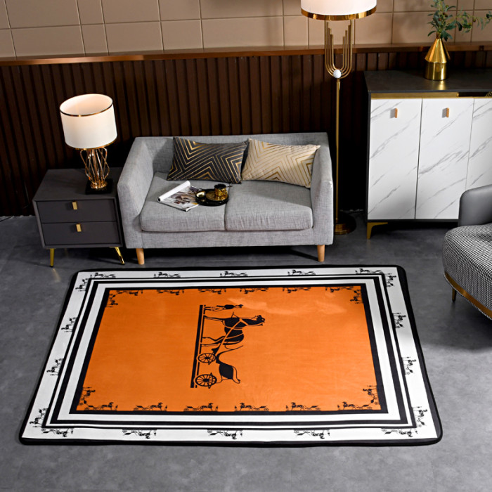 目を惹くカラー エルメス 2026新作 カーペット絨毯 人気カーペット新品 オールシーズン 絨毯新居マット 新居寝具用品