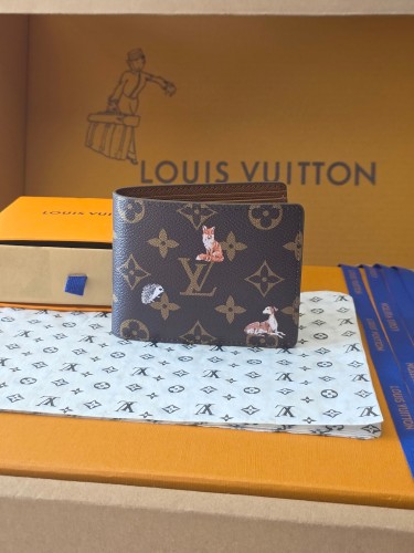 すぐ届く ルイヴィトン 男女兼用 折り財布 偽物 M25057