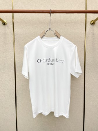 目を惹くカラー 2026 ディオール 新作 半袖Tシャツ コピー 2色