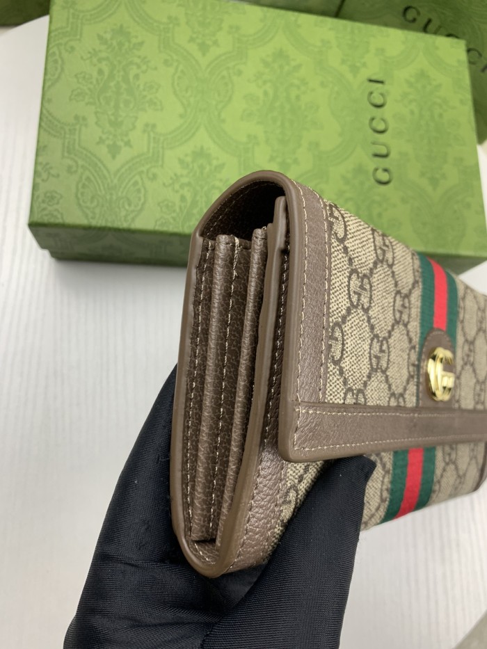 入手困難品！ グッチ 男女兼用 長財布 偽物 523153