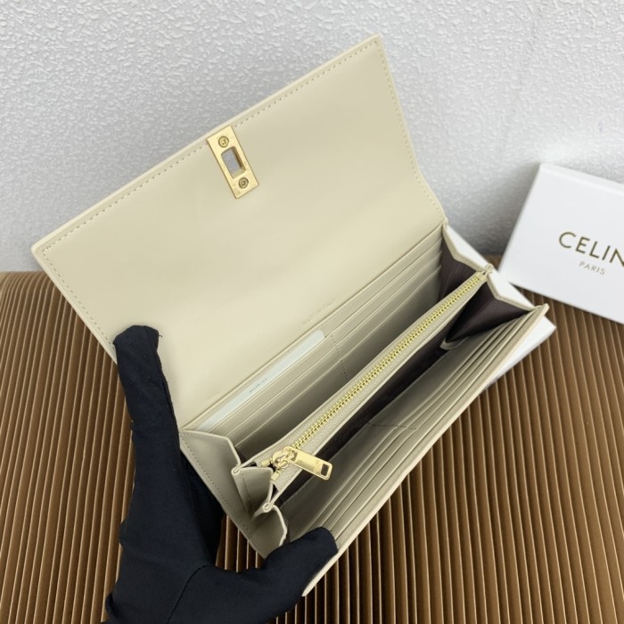 日本未入荷 セリーヌ 男女兼用 長財布 偽物 10033
