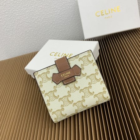 使い勝手良し セリーヌ 男女兼用 折り財布 コピー 10H262