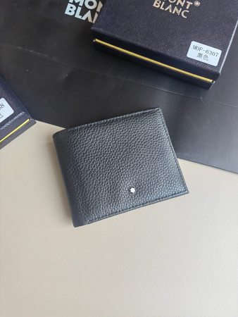 使い勝手良 モンブラン メンズ 折り財布 偽物