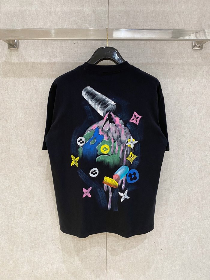 【即発】★ 2026 ルイヴィトン 新作 半袖Tシャツ 偽物
