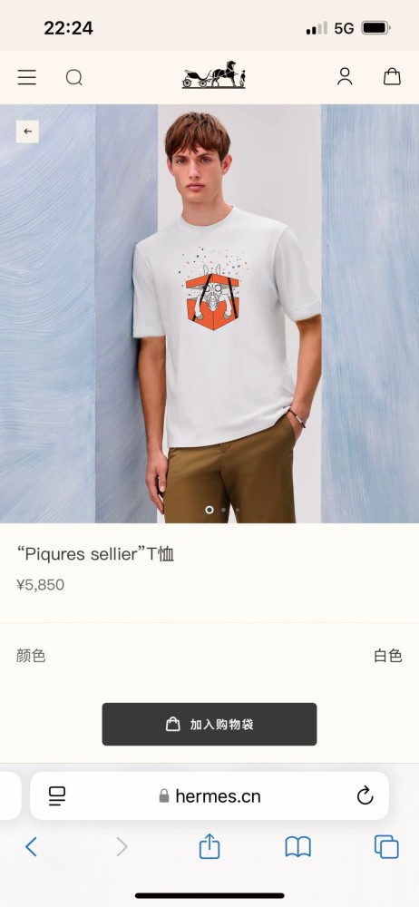 日本未入荷  2026 エルメス 新作 半袖Tシャツ コピー