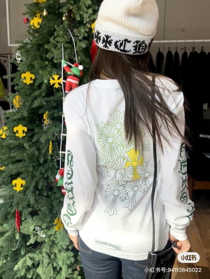 肌触り最高な 2026 クロムハーツ 新作 長袖Tシャツ コピー