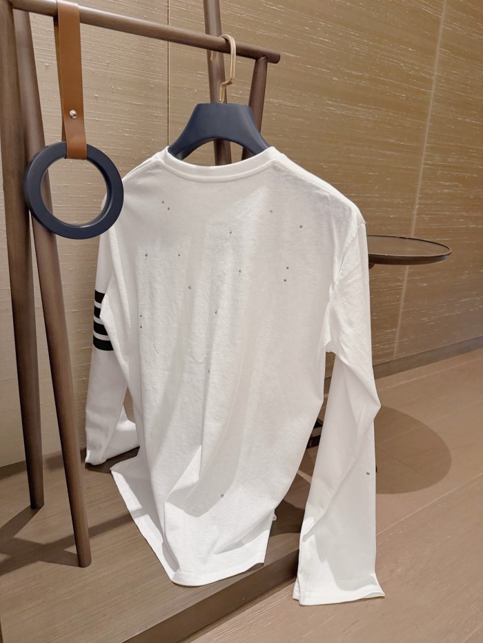超限定♪ 2026 トム·ブラウン 新作 長袖Tシャツ 偽物