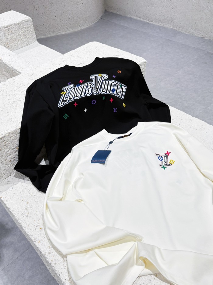 高品質 2027 ルイヴィトン 新作 長袖Tシャツ スーパーコピー 2色