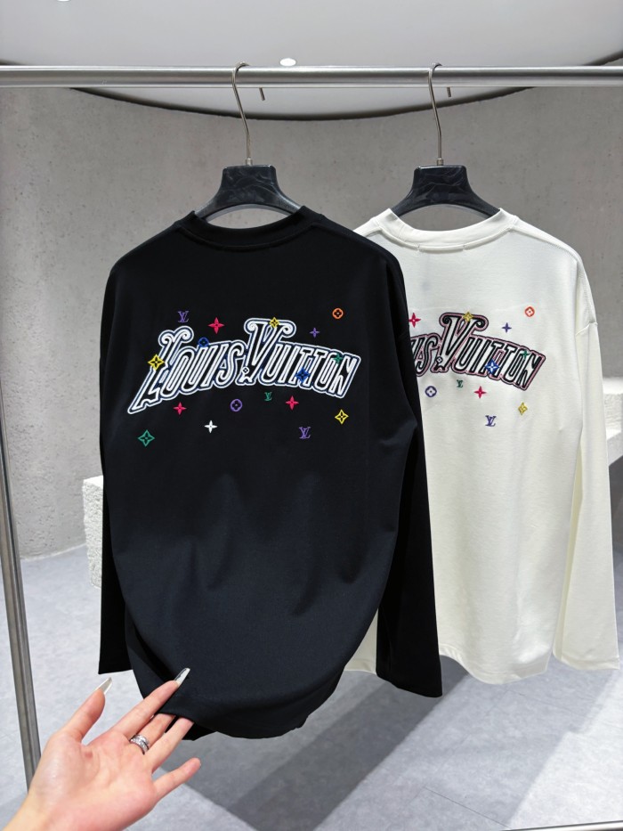高品質 2027 ルイヴィトン 新作 長袖Tシャツ スーパーコピー 2色