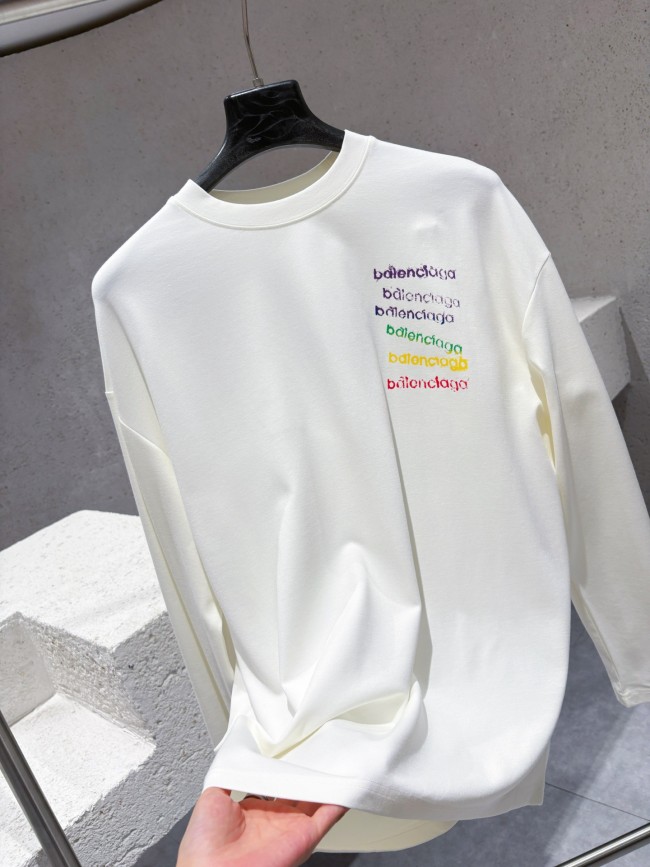 超希少！ 2027 バレンシアガ 新作 長袖Tシャツ コピー  2色