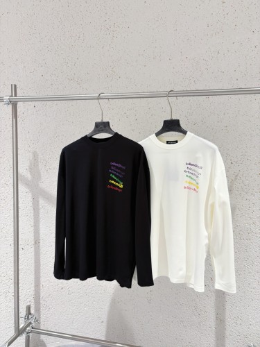 超希少！ 2027 バレンシアガ 新作 長袖Tシャツ コピー  2色