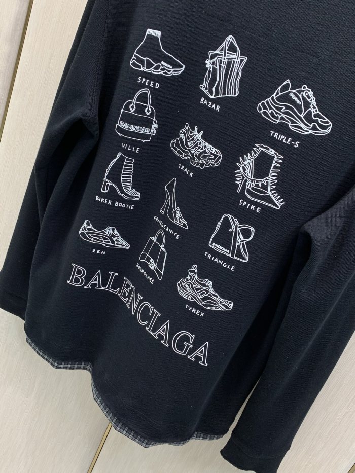 《人気★》 2027 バレンシアガ 新作 長袖Tシャツ スーパーコピー