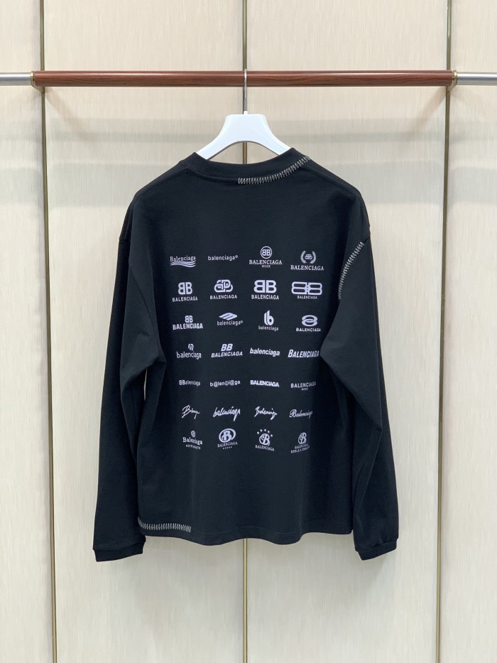 日本未入荷  2027 バレンシアガ 新作 長袖Tシャツ コピー