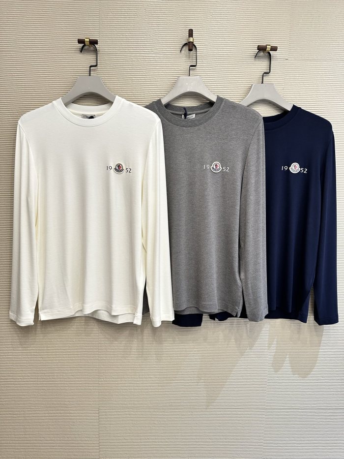超希少！2027 モンクレール 新作 長袖Tシャツ スーパーコピー 3色