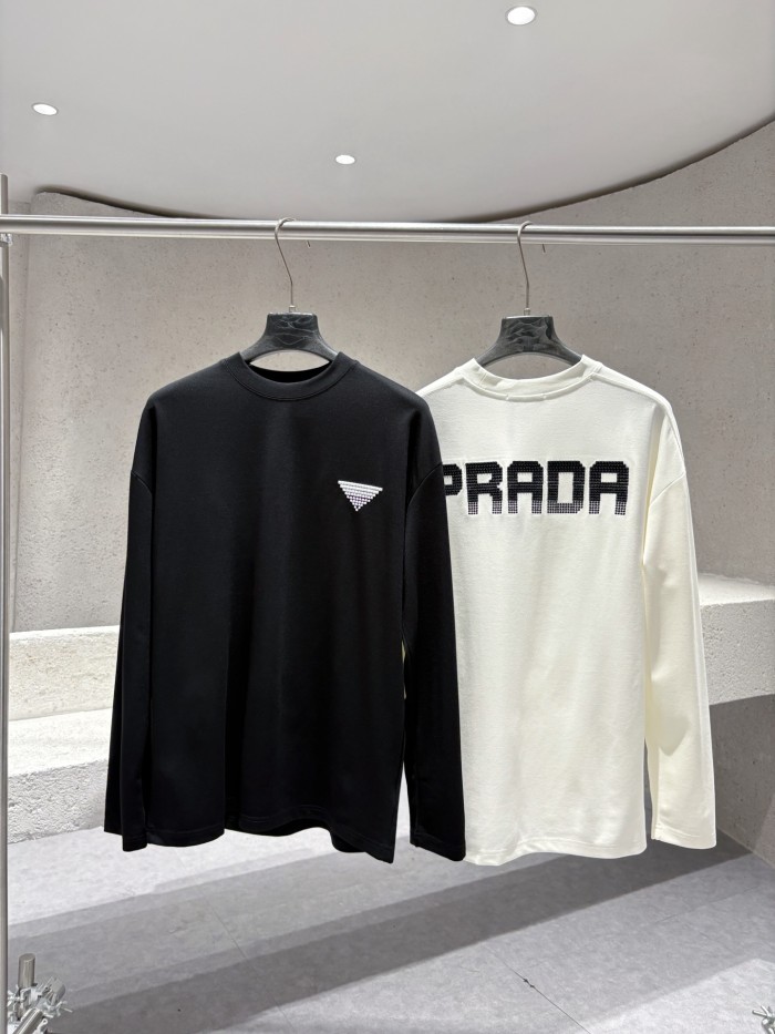 ☆超人気☆ 2027 プラダ 新作 長袖Tシャツ コピー 2色