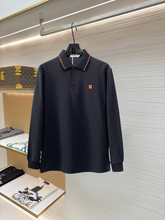 累積売上総額第１位！  2027 エルメス 新作 長袖Tシャツ コピー