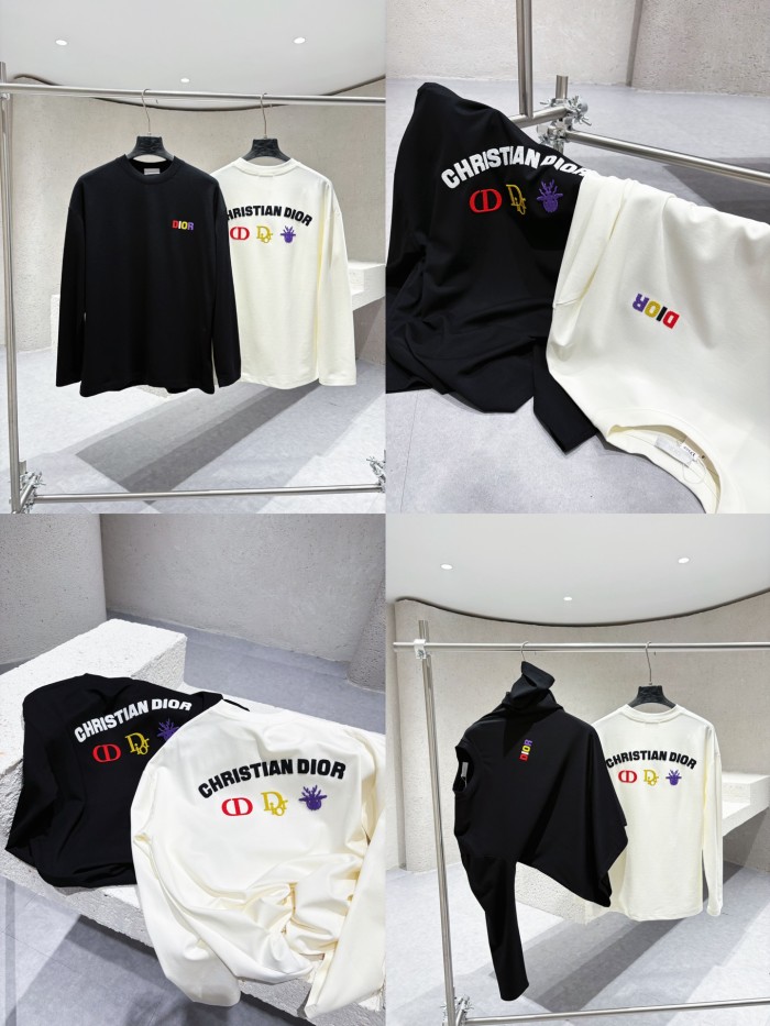 完売必至 ★ 2027 ディオール 新作 長袖Tシャツ コピー 2色
