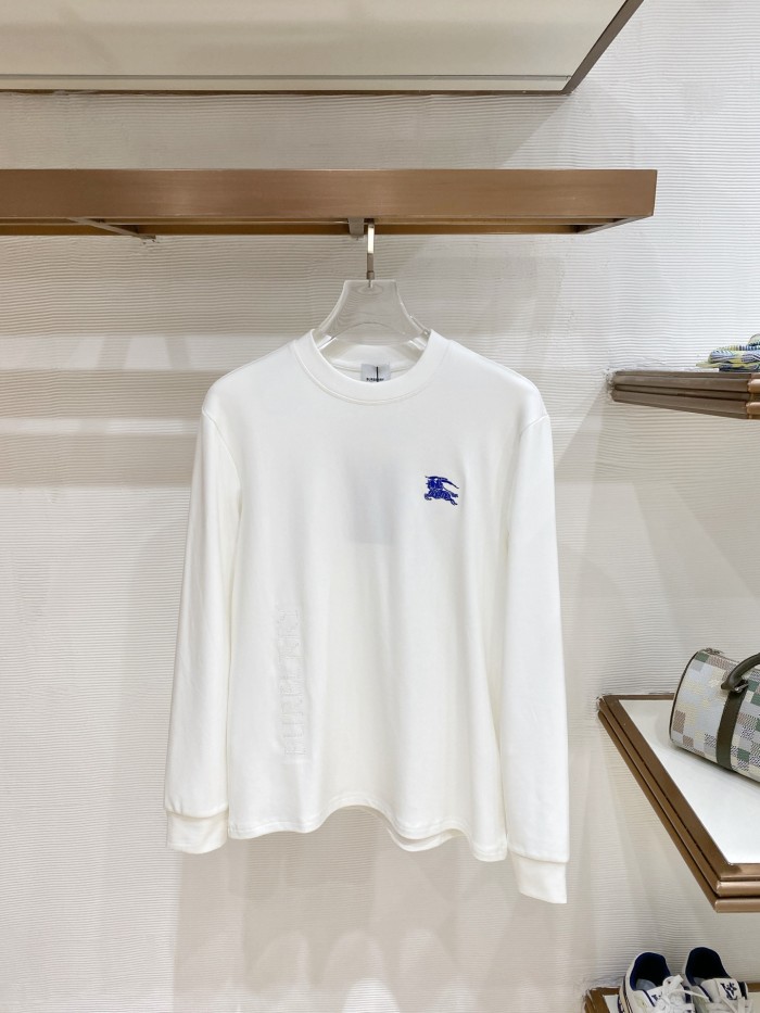 完売必至 2027 バーバリー 新作 長袖Tシャツ 偽物