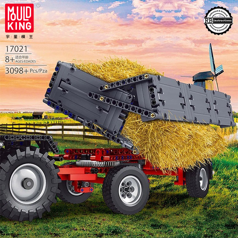Mould King 17021 Tractor Fastrac 4000er series with RC