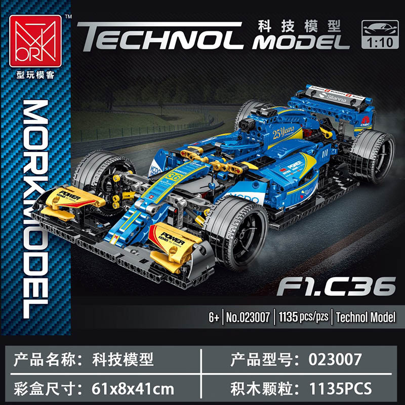 Mork 023007 blue F1 equation racing