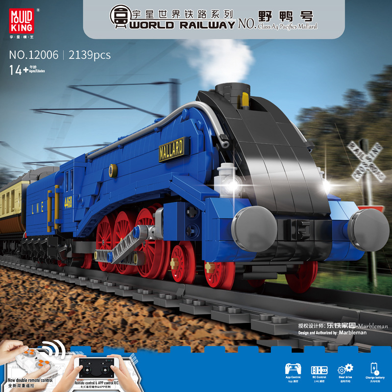 Mould King 12006 Class A4 Pacifics Mallard