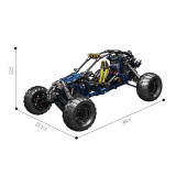 Mould King 18018 Blue Lightning Buggy