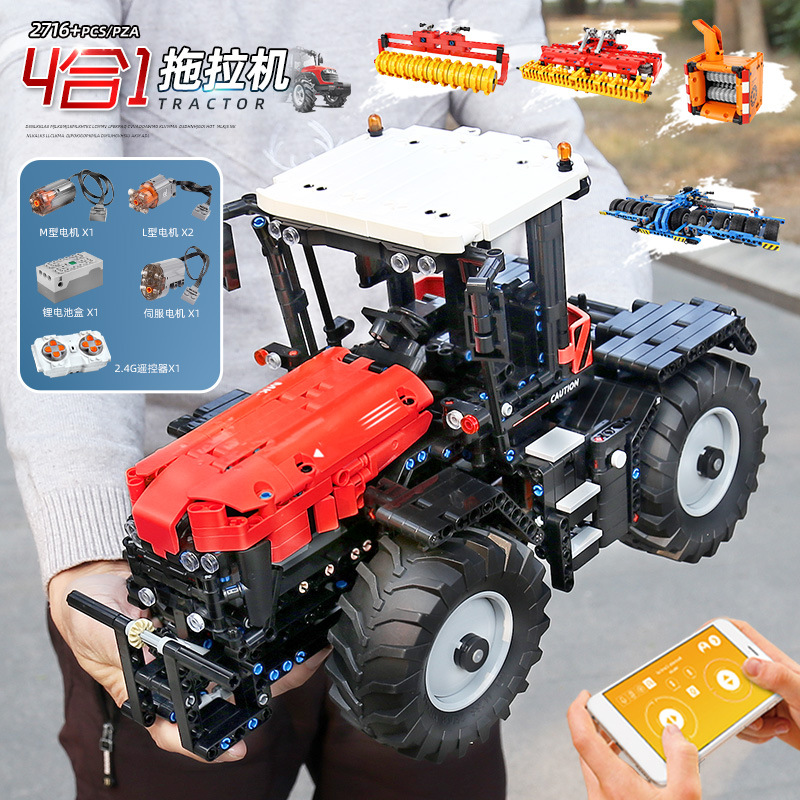 Mould King 17020 Tractor Fastrac 4000er series with RC