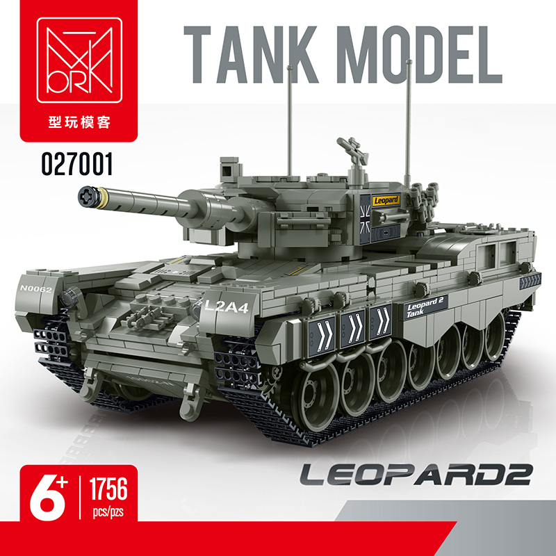 Mork 027001 WW2 Two Leopard Tanks