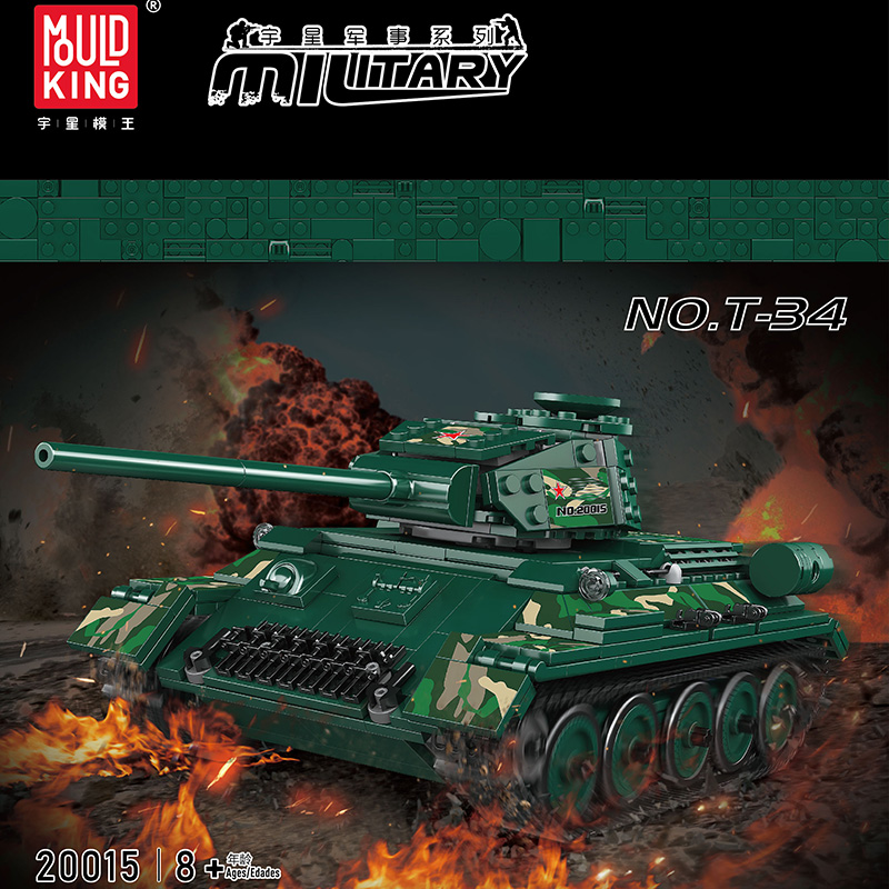 Mould King 20015 T-34 Medium Tank