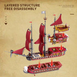Reobrix 66010 Pirate Revenge-Model Ship