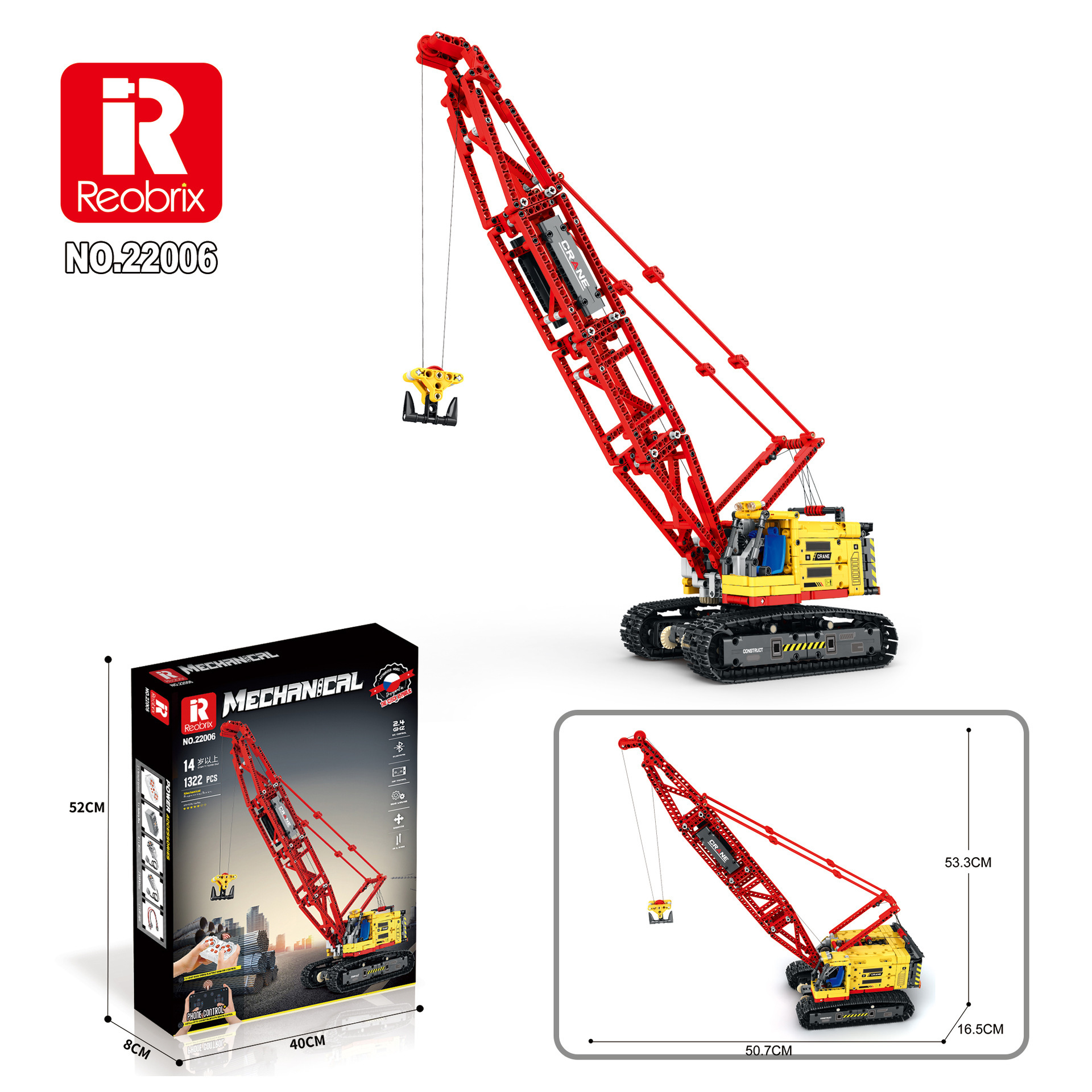 Reobrix 22006 Crawler Crane