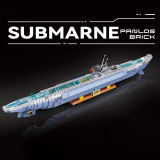 Panlos 628011 WW2 Germany VIIC U-552 Submarine
