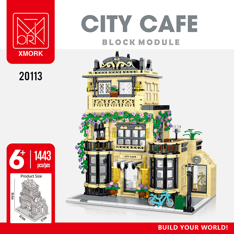 モグモグ USD 18.90 - Mork 20113 City Cafe Block Module - m.morkmodel.com