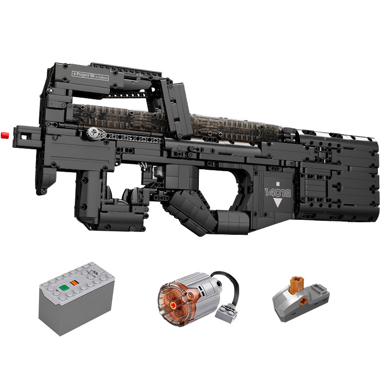 Mould King 14018 P90 Submachine Gun
