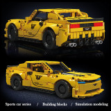 Mould King 15080&15081 Bumblebee Pull Back Car