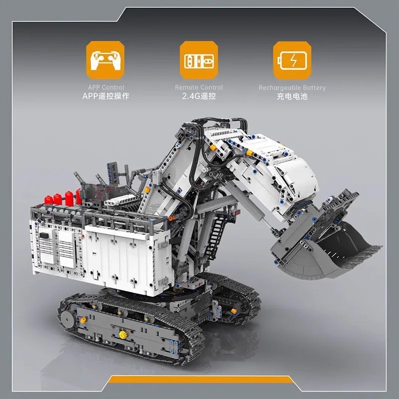 Mould King 17048 Liebherr R 9800 Excavator