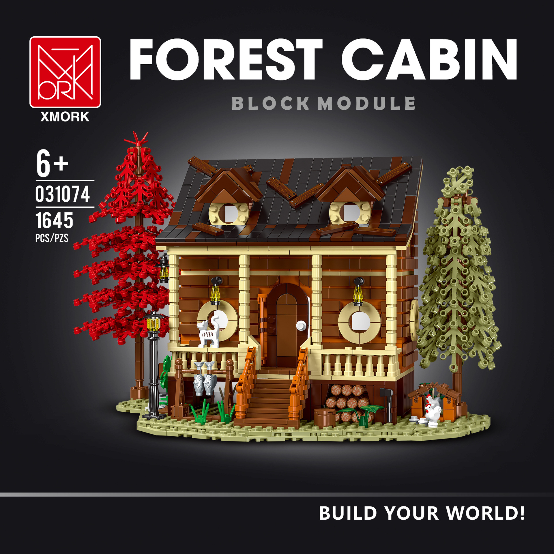 XMork 031074 Forest Cabin