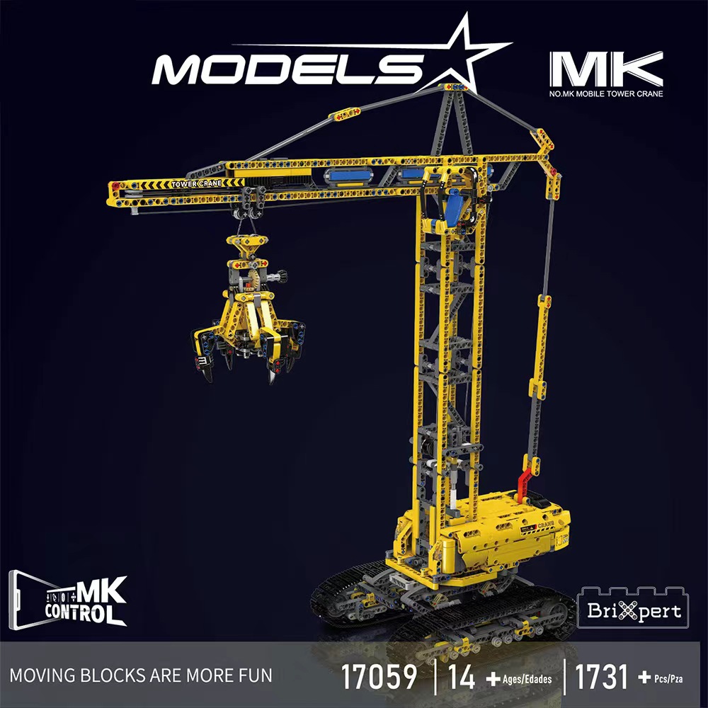 Mould King 17059 Crawler Crane