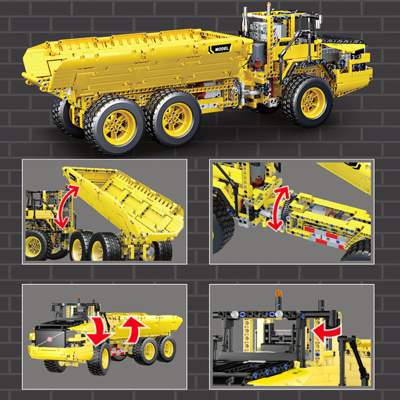 Mould King 17010 Custom RC Dump Truck