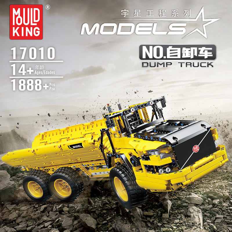 Mould King 17010 Custom RC Dump Truck