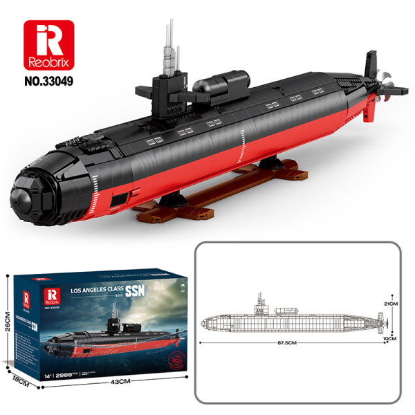 Reobrix 33049 Los Angeles-class SSN 1:125