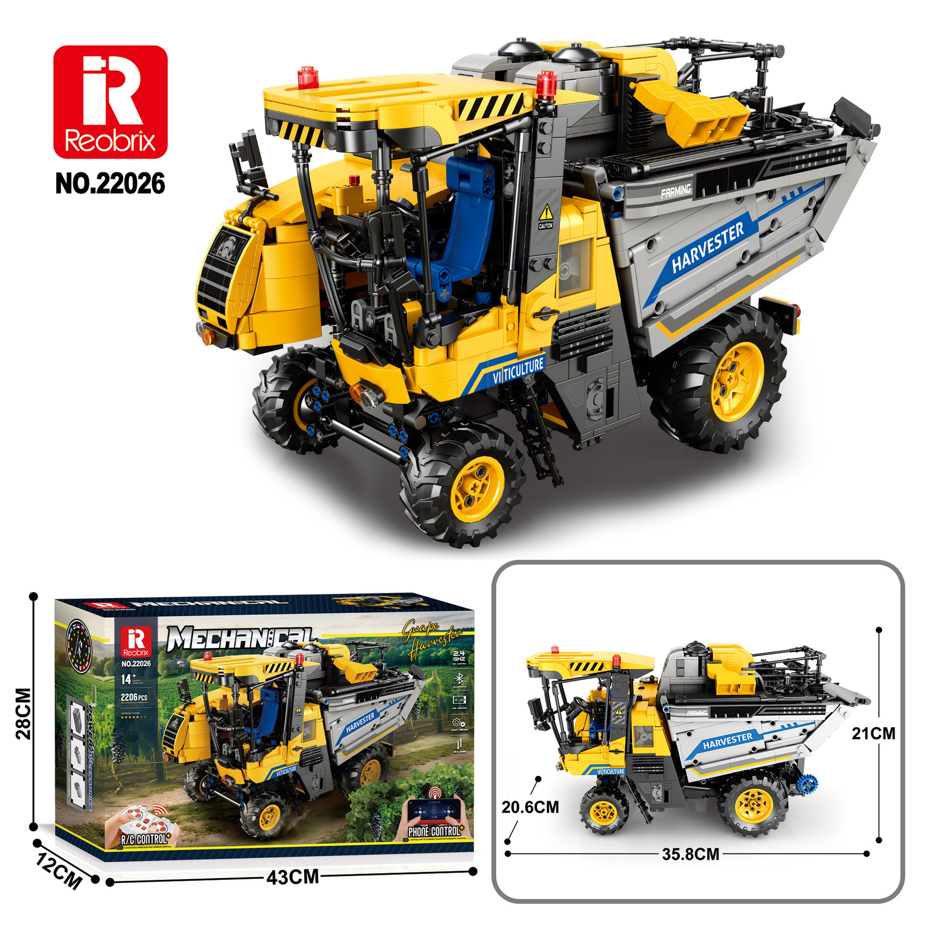 Reobrix 22026 Grape Harvester