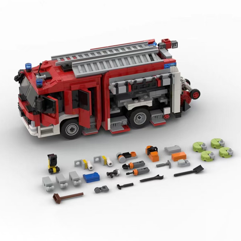 MOC-137461 Munich Fire Truck - Mercedes-Atego