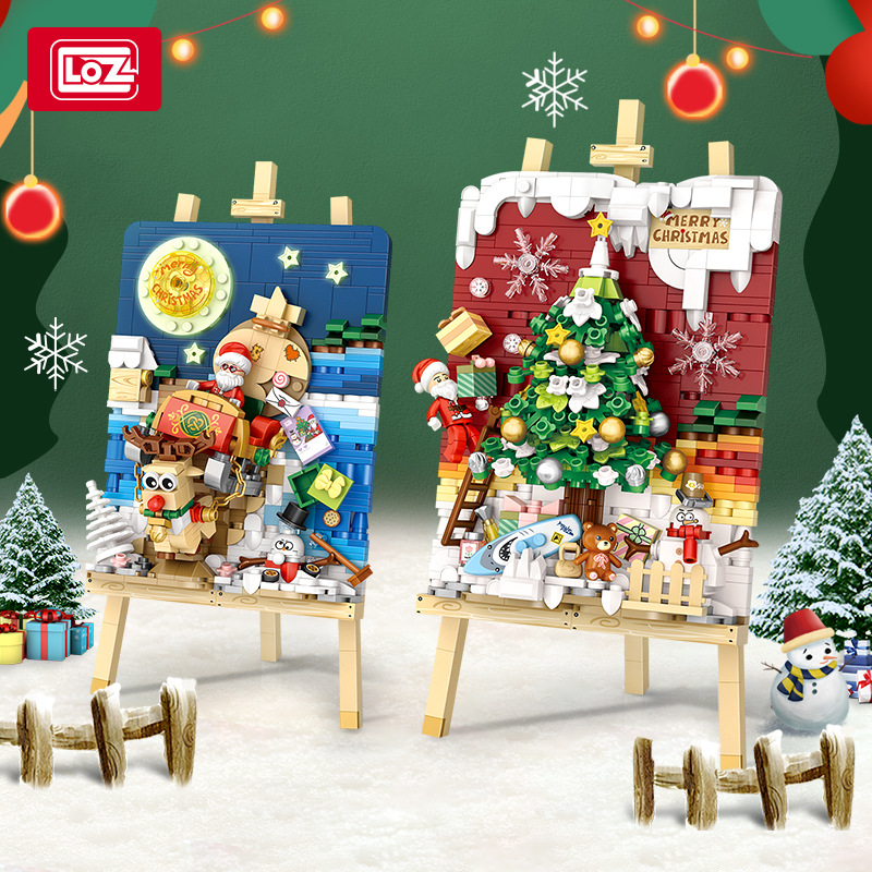 LOZ 1282~1283 Christmas 3D Painting