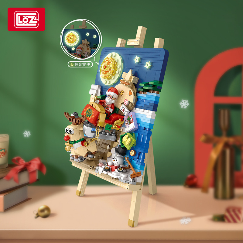 LOZ 1282~1283 Christmas 3D Painting