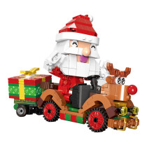 XINGBAO 18022 Santa Claus Deer Taming Car
