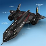 Reobrix 33041 SR-71 Blackbird