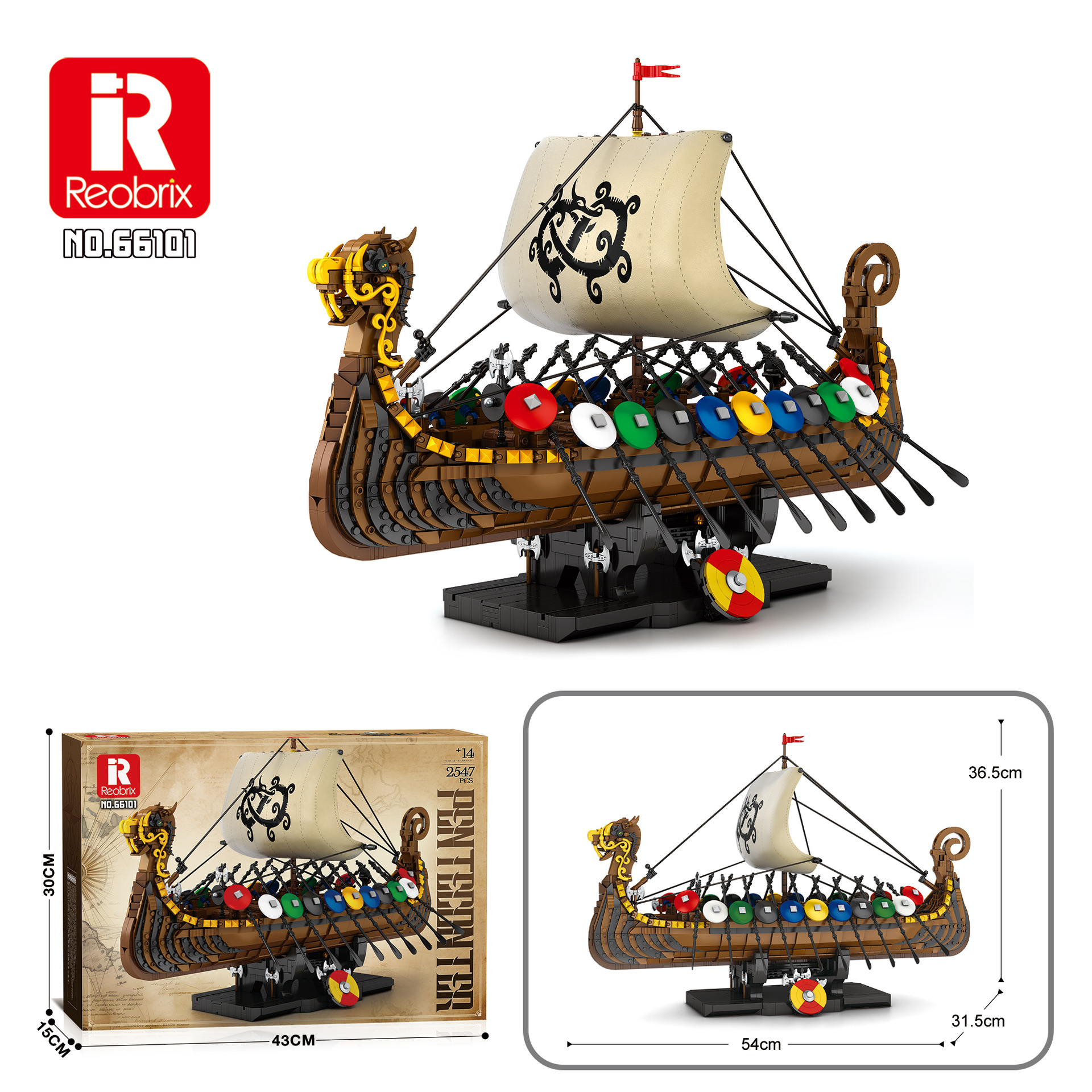 Reobrix 66101 Viking longshi