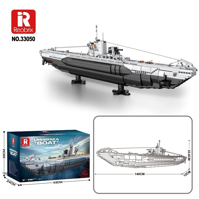 Reobrix 33050 Undersea Boat Next-Generation Strategic U-Type Submarine