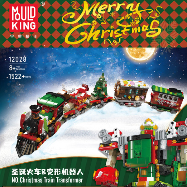 Mould King 12028 Christmas Train Transformer